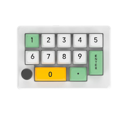 K808 12 Key Hot swappable Macro Wired RGB Keyboard
