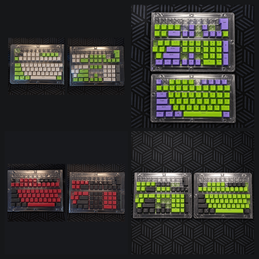104 Key Shine Through Keycaps Set Only for Standard Full Sized Layout