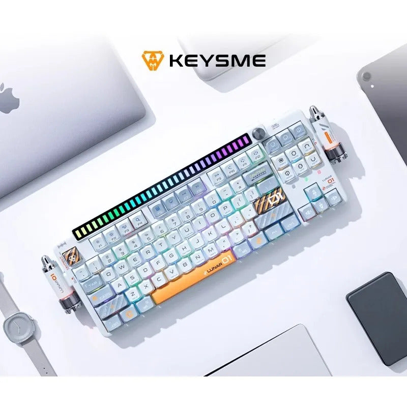 KeysMe Lunar-01 Spaceship Customized Mechanical Keyboard