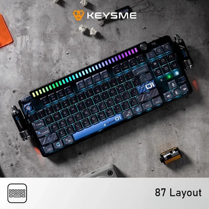 KeysMe Lunar-01 Spaceship Customized Mechanical Keyboard