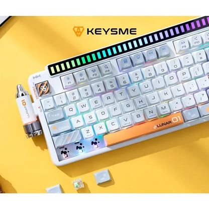 KeysMe Lunar-01 Spaceship Customized Mechanical Keyboard