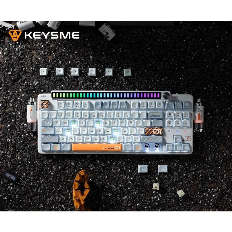 KeysMe Lunar-01 Spaceship Customized Mechanical Keyboard