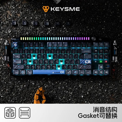 KeysMe Lunar-01 Spaceship Customized Mechanical Keyboard