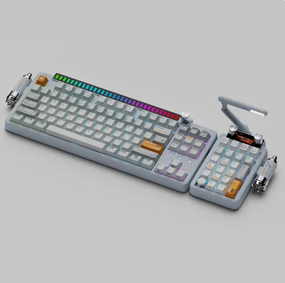 KeysMe Lunar-01 Spaceship Customized Mechanical Keyboard