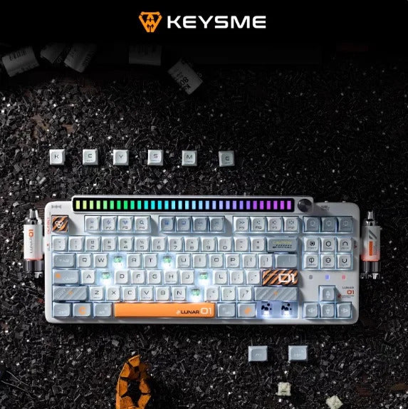 KeysMe Lunar-01 Spaceship Customized Mechanical Keyboard