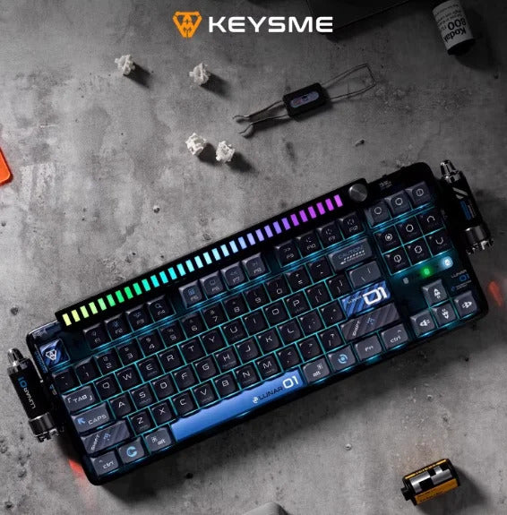 KeysMe Lunar-01 Spaceship Customized Mechanical Keyboard