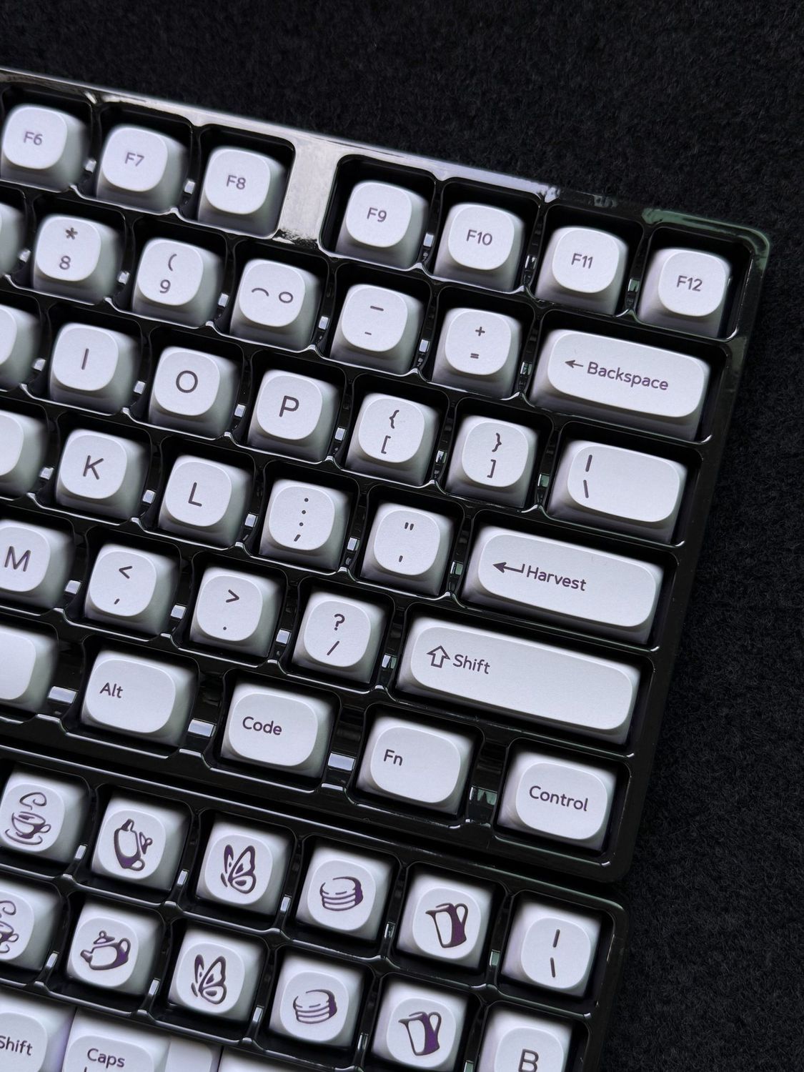 GMK Lavender MA Profile PBT 120+ Keys Keycaps Set