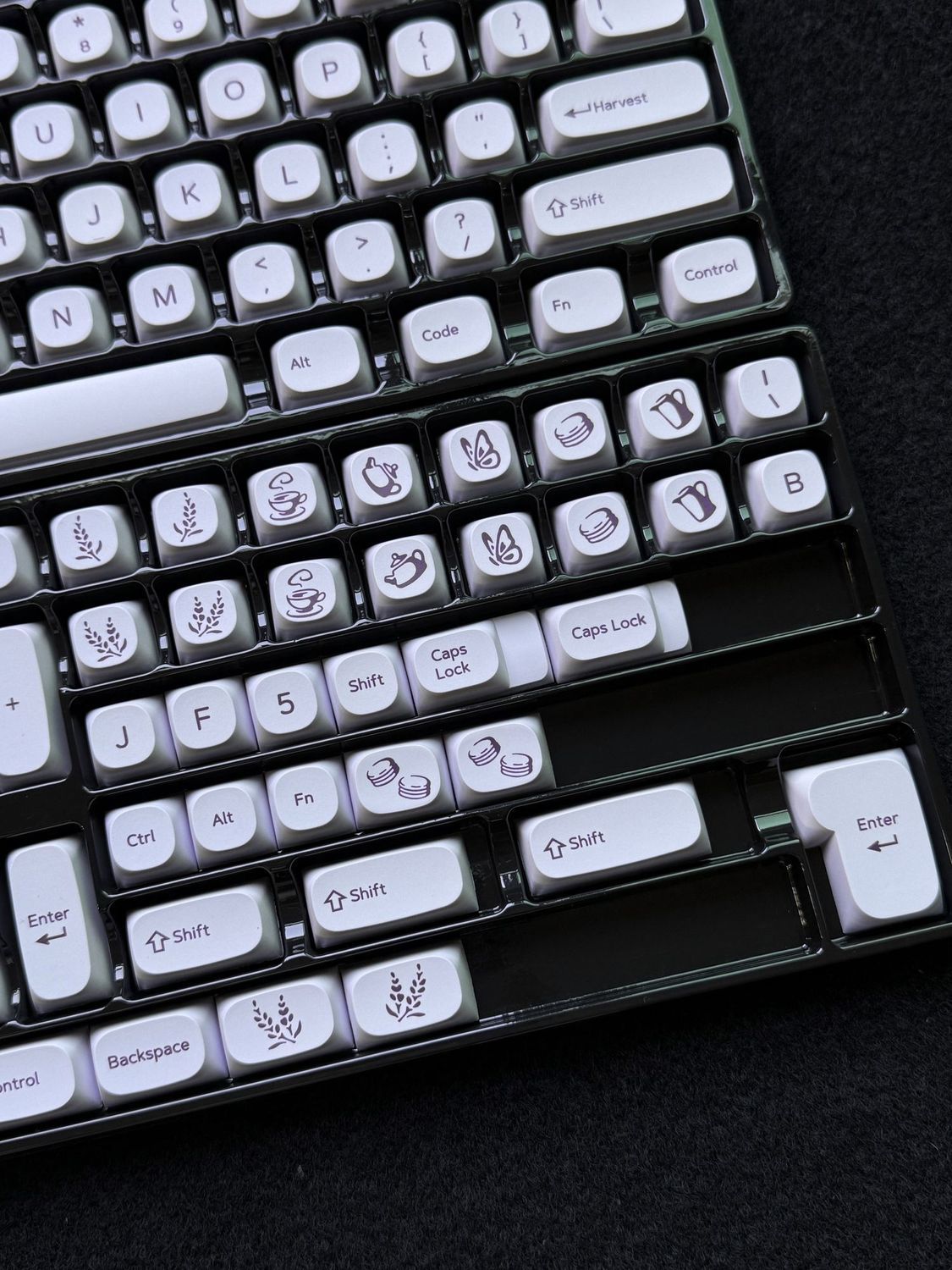 GMK Lavender MA Profile PBT 120+ Keys Keycaps Set