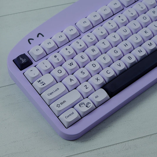 GMK Lavender MA Profile PBT 120+ Keys Keycaps Set