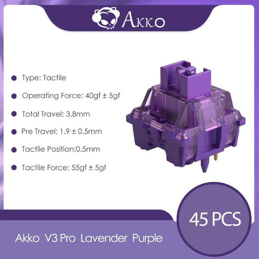 Akko V3 Lavender Purple Pro 45pc Box