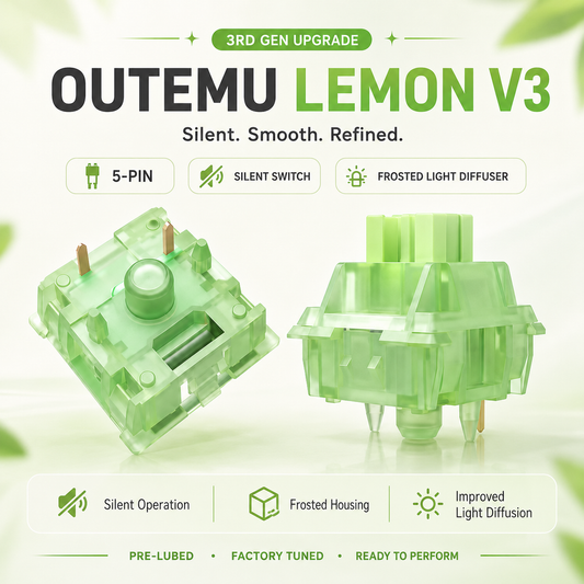 Outemu Silent Lemon V3 Tactile Switch