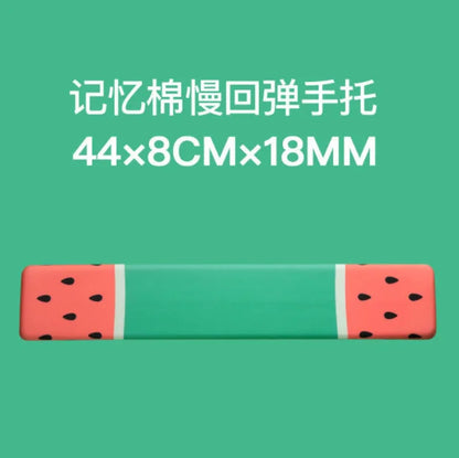 Premium Keyboard Mouse Wrist Rest - Watermelon