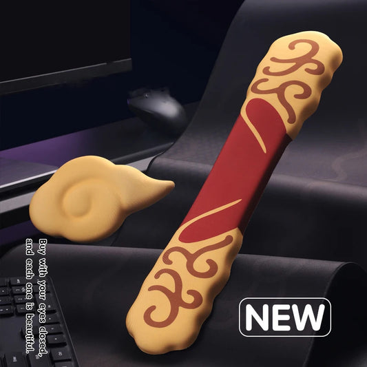 Premium Keyboard Mouse Wrist Rest - Cloud