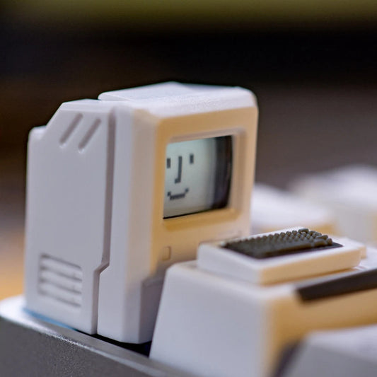 2in1 Mac Artisan Backlit Keycaps-White