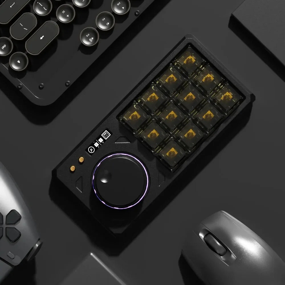 ORDERREBUILD ForcePad CNC Alumnium 12Keys Wired Macro Keypad