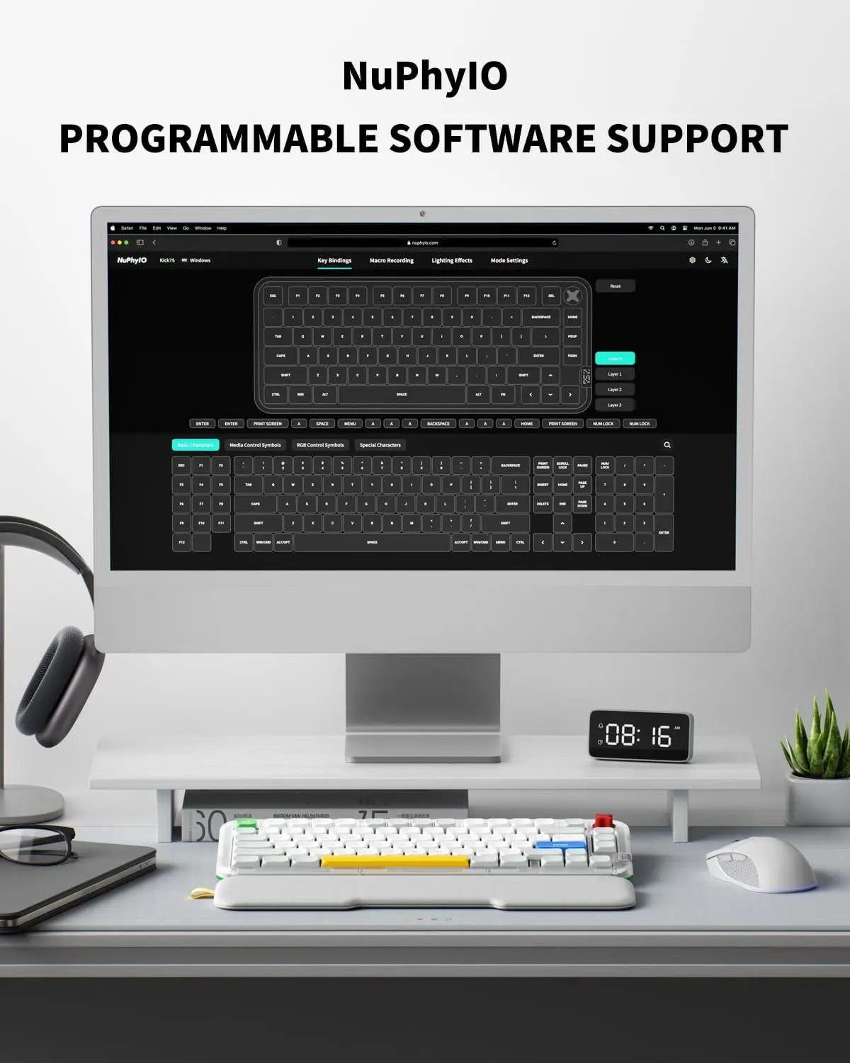 NuPhy Kick75  Hybrid-Profile Custom Mechanical Keyboard