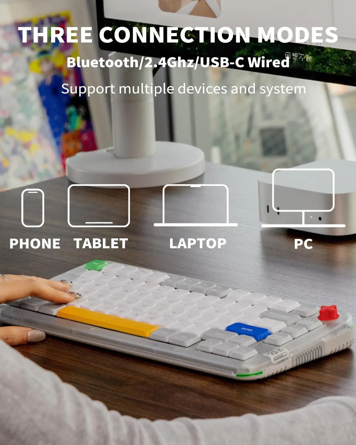 NuPhy Kick75  Hybrid-Profile Custom Mechanical Keyboard