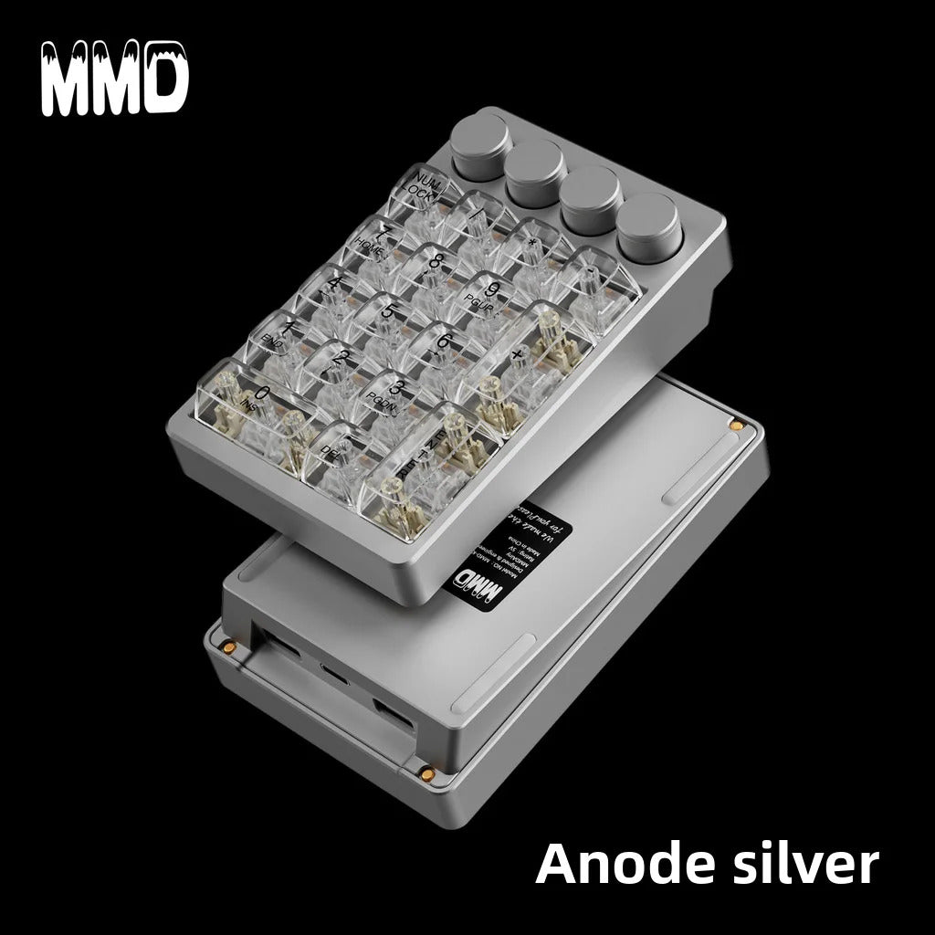 MMD KM21 Pro  CNC Aluminium Alloy 21 Keys Wired Hot Swappable Macro Keypad
