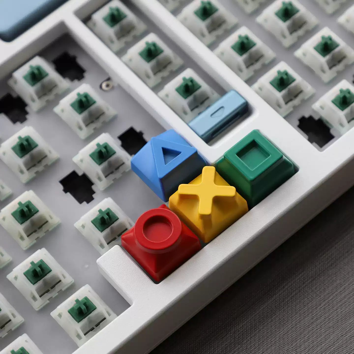 PS Themed Metal Artisan Arrow Keycaps - Set of 4 Keys