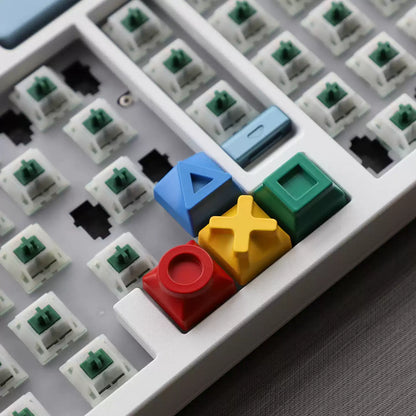 PS Themed Metal Artisan Arrow Keycaps - Set of 4 Keys