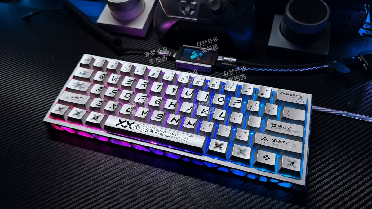 CSGO Printstream Metallic Finish PBT 120+Keys Keycaps Set