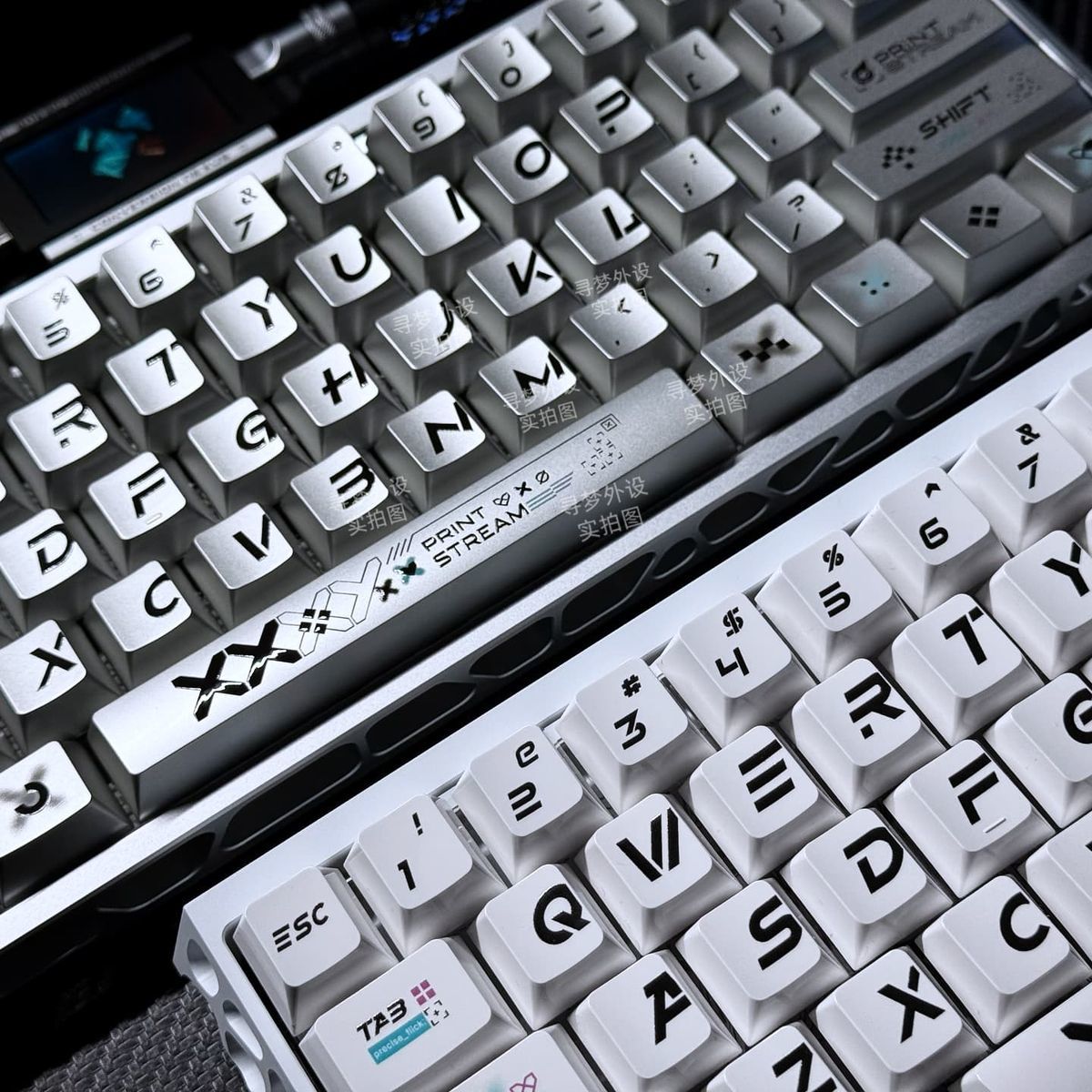 CSGO Printstream Metallic Finish PBT 120+Keys Keycaps Set