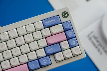 Milk Foam MA Profile PBT 120+ Keys Keycaps Set