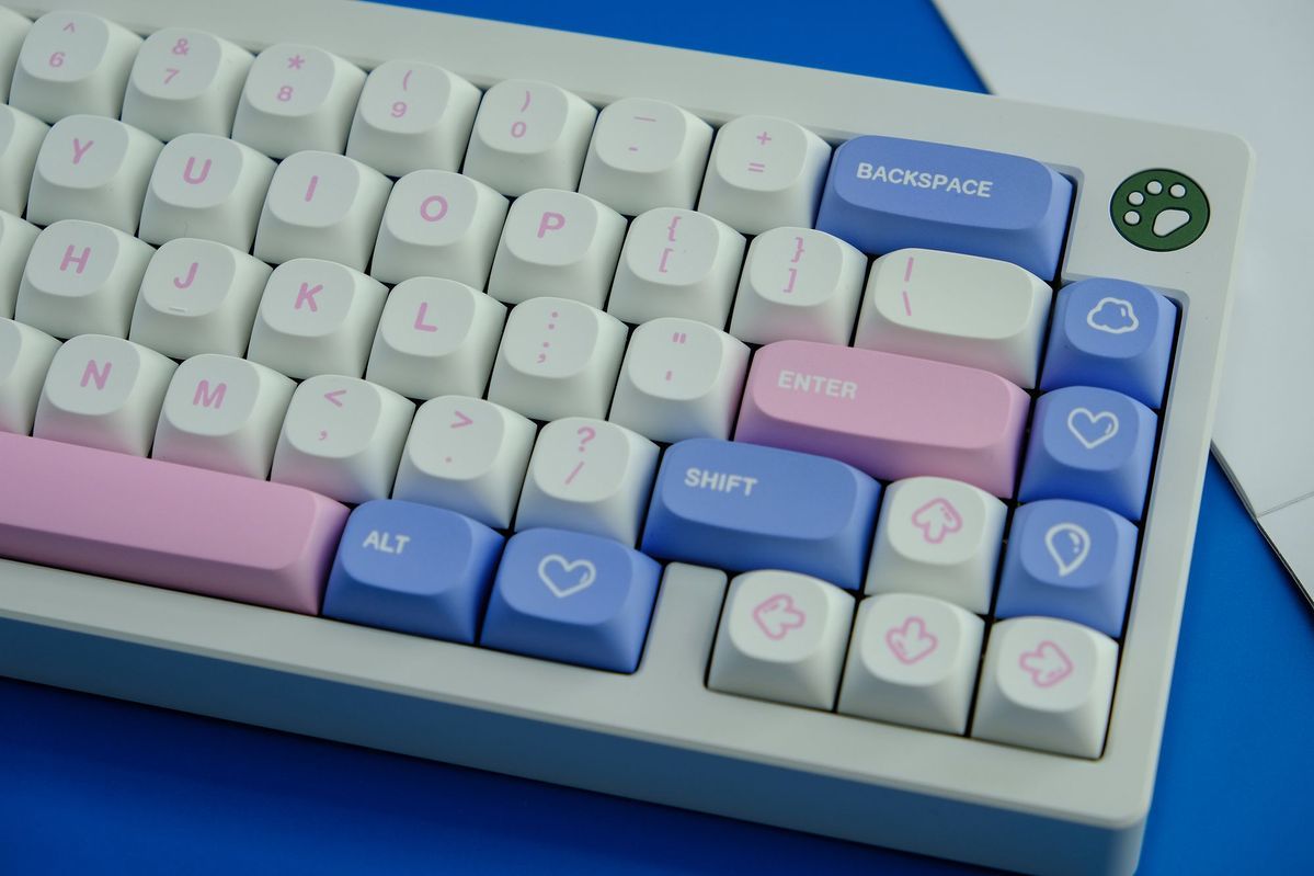Milk Foam MA Profile PBT 120+ Keys Keycaps Set