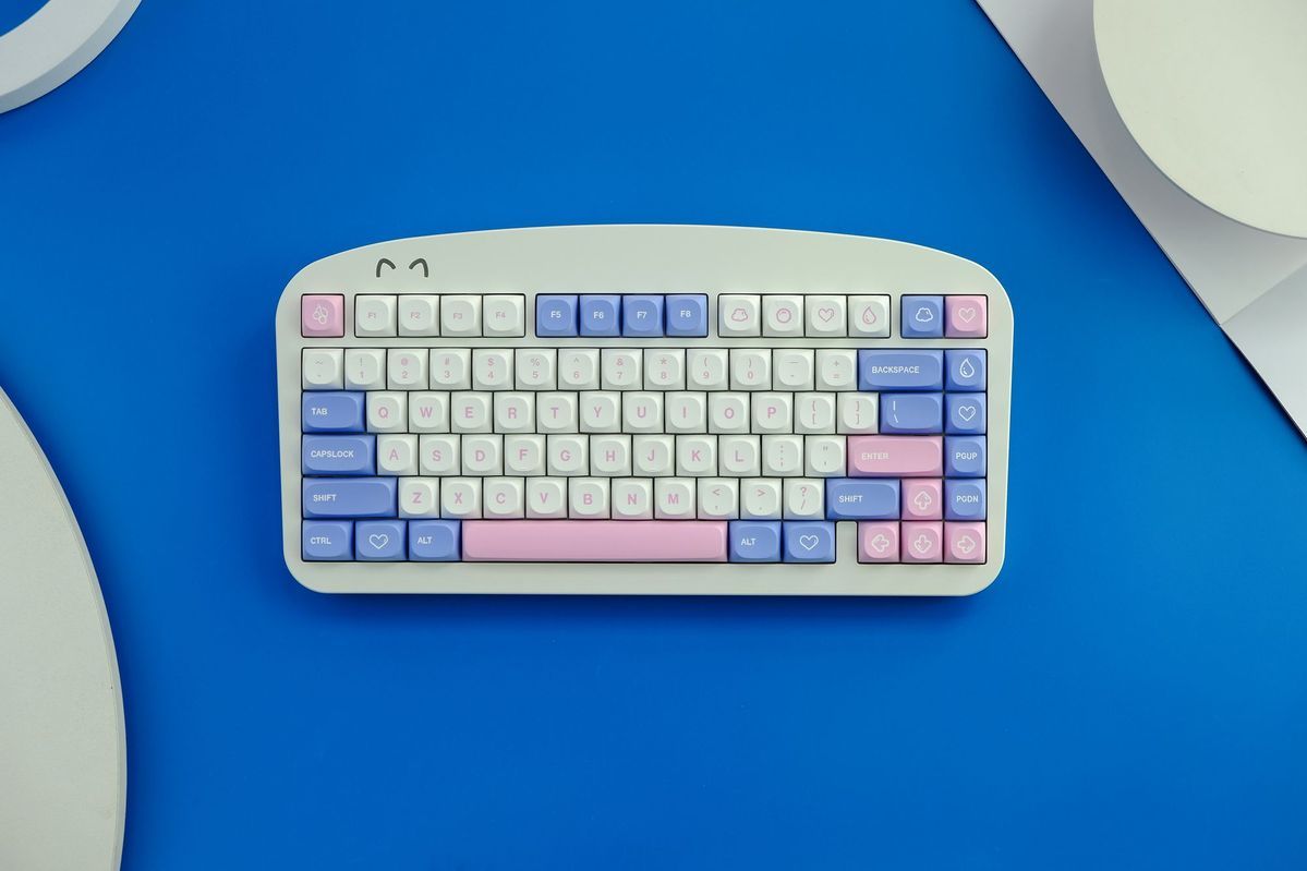 Milk Foam MA Profile PBT 120+ Keys Keycaps Set