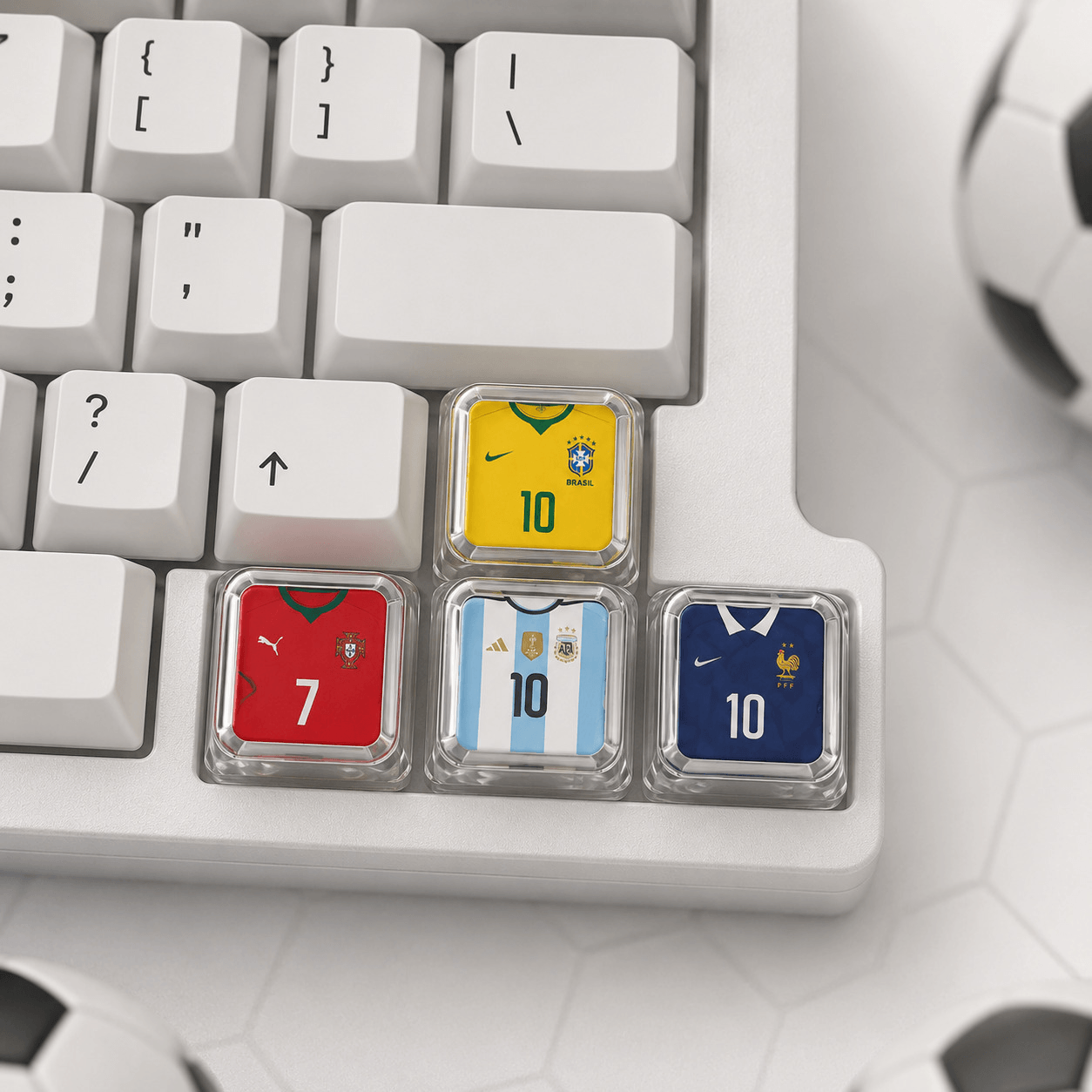 WC26 Prime Edition Football Jersey Caps XDA Profile - Set of 4 Keys