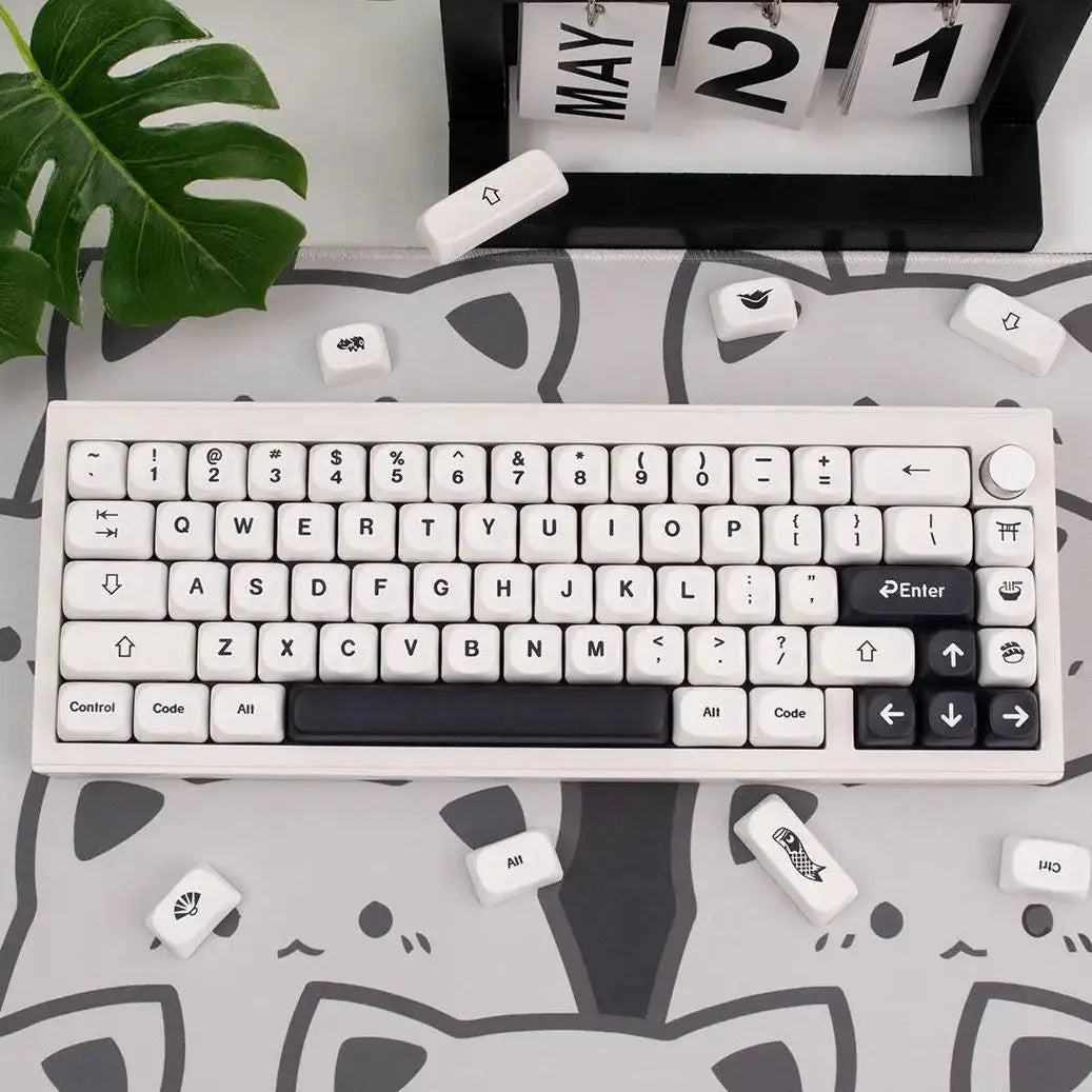 Minimalist MOA Profile 143 Keys PBT Keycaps Set