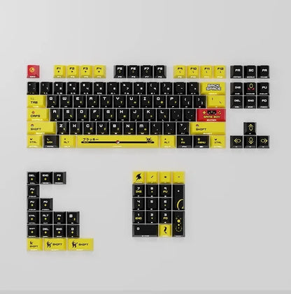 Moon Ibis Pokemon SIde Engraved PBT Keycaps