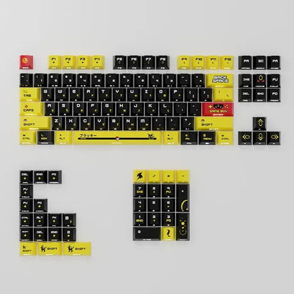 Moon Ibis Pokemon SIde Engraved PBT Keycaps