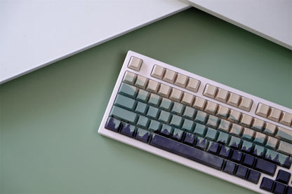 Mountain Forest Side Engraved PBT 120+ Keys Keycaps Set
