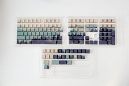 Mountain Forest Side Engraved PBT 120+ Keys Keycaps Set
