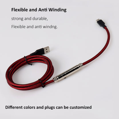 non coiled aviator cable for keyboard