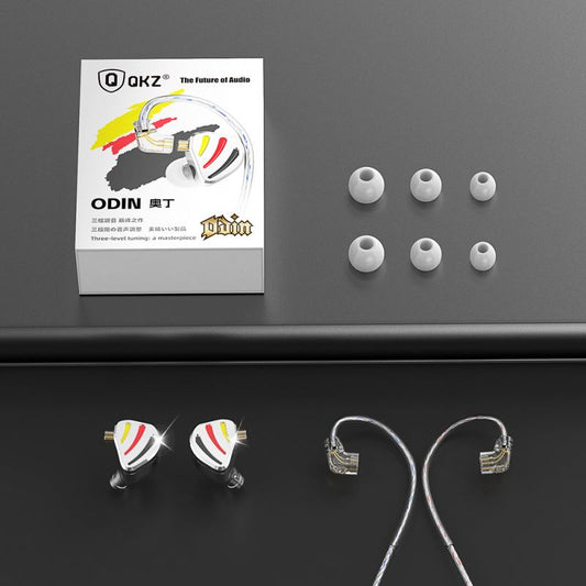 QKZ ODIN Tuning Adjustable 10mm Dual-Magnet Dynamic Drive - Mic 3.5mm