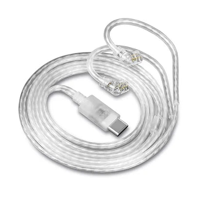 KZ Type C OFC Silver Plated Earphone Cable with Mic