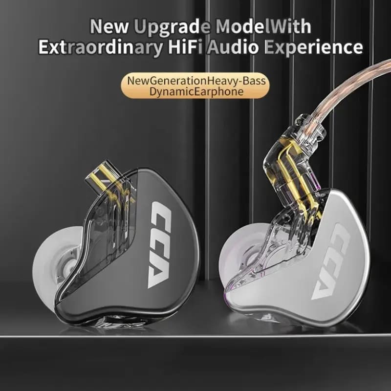 CCA CRA Composite Polymer Diaphragm Dynamic Driver In-ear Earphone