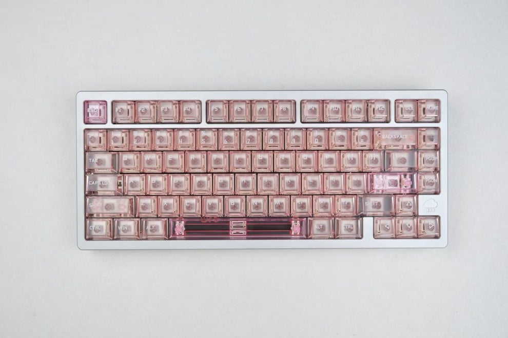 Popkeys Premium Transparent Cherry 97 Keys Keycaps Set - Blush – FancyKeebs