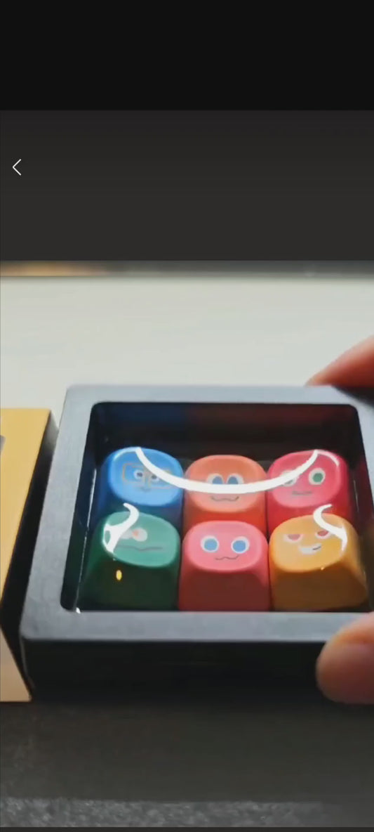 Emoji Themed MOA Profile Keycaps - Set of 6 Keys
