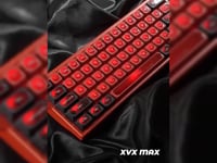 XVX Cats Eye MAX Profile PBT Shine-through Keycaps - Red