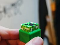 Minecraft Themed Switch Tester Fidget Keychain with Switch -Creeper