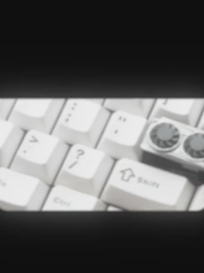 GPU Themed Spinning Fan Resin 2.25U Enter Artisan Keycaps