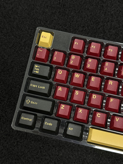 Red Samurai XOXO Doubleshot PBT Keycaps Set