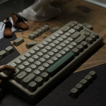 Retro Themed Mac Layout MA Profile PBT Keycaps Set