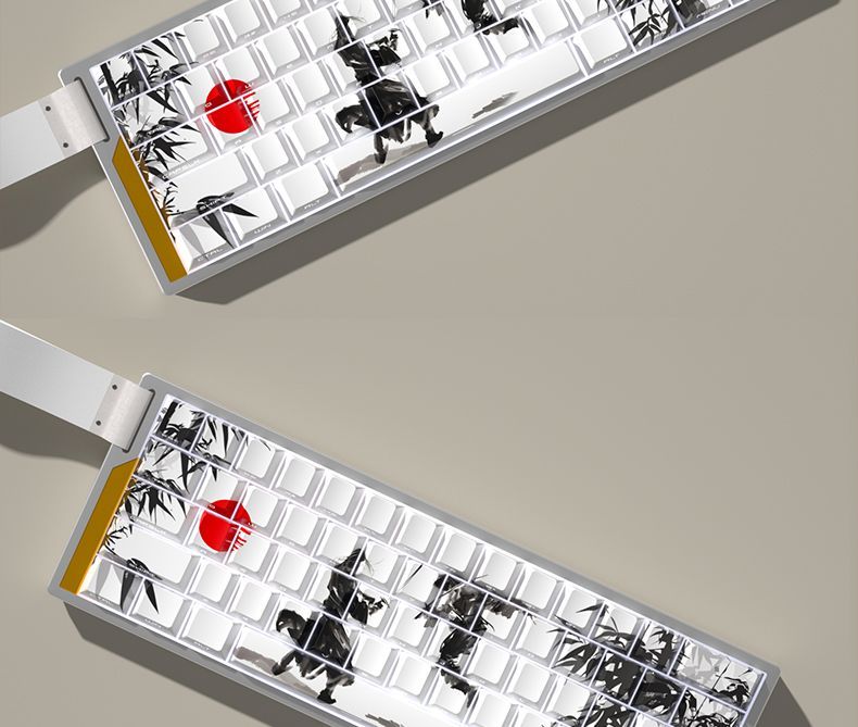 Samurai Eclipse Side Engraved PBT Keycaps 130Keys Cherry