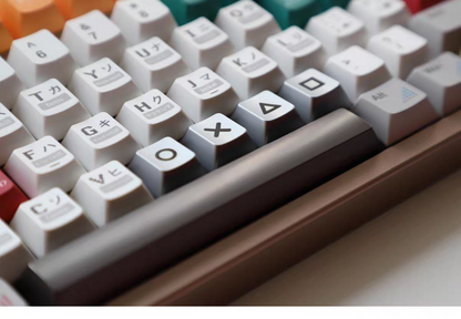 PS Themed Metal Silver Arrow Keycaps - Set of 4 Keys