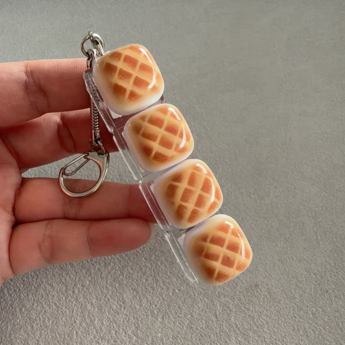 Switch Tester Fidget Keychain Bun With LED