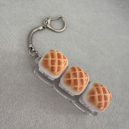 Switch Tester Fidget Keychain Bun With LED